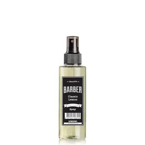 BARBER MARMARA Limon Kolonya 80° 150ml Pumpspray | Eau de Cologne | After Shave | Rasierwasser | Zitronenduft | Kölnischwasser | Classik Lemon Duftwasser Damen und Herren