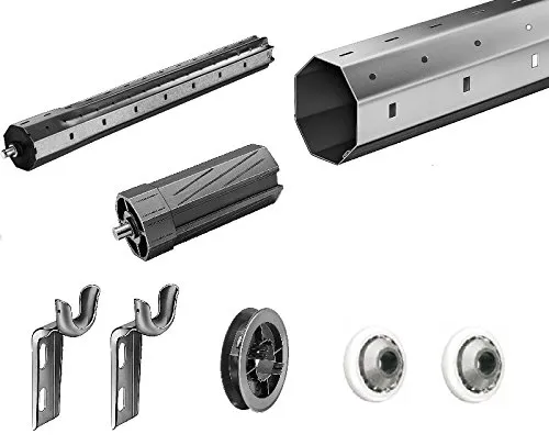 Rolladen Wellen Set Altbau und Neubau 8-Teilig (100cm) - Ideal für Renovierungen, langlebig und einfach zu installieren