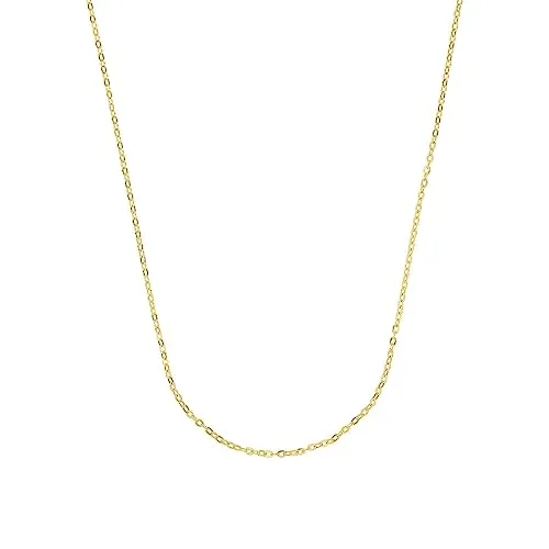 Amor Halskette Unisex 50 cm aus Echtgold - Elegante 50 cm lange Unisex Halskette aus 375 Gold, ideal für besondere Anlässe. Kommt in einer stilvollen Schmuck Geschenk Box und hat einen praktischen Federringverschluss.