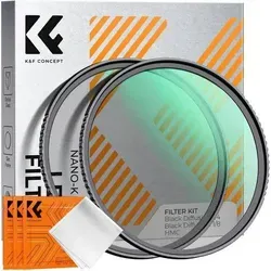 Black Promist 72mm Effektfilter Set (1/4 & 1/8) - Hochwertiges Effektfilter Set für kreative Fotografie, ideal zur Minderung von Kontrasten und für einen sanften Look. Kompatibel mit verschiedenen Objektiven.