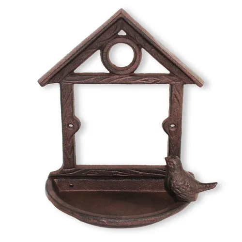 Vogeltränke hängend Vogeltränke aus Gusseisen Vogelfutterstation Wandvogeltränke