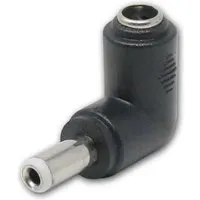 world-trading-net DC Eck-Adapter 25mm Stecker zu 21mm Buchse 90°