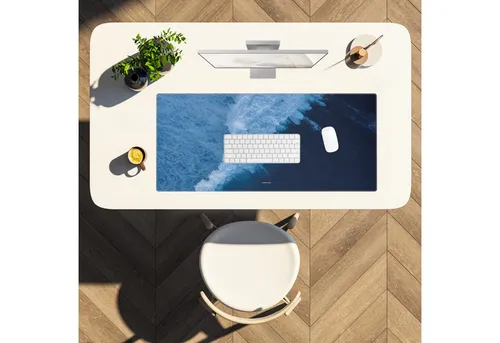 PAPER DESK Schreibtischunterlage XXL Mauspad Tischunterlage 90x40cm Desk Pad für Tastatur & Maus, (rutschfest & wasserabweisend, ultrasanfte Oberfläche – stilvolle Schreibtischmatte für Büro & Homeoffice)