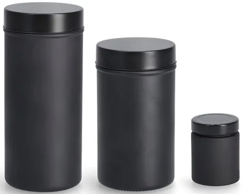 Zeller Present Vorratsdose, Glas, (Set, 3-tlg), beschriftbar
