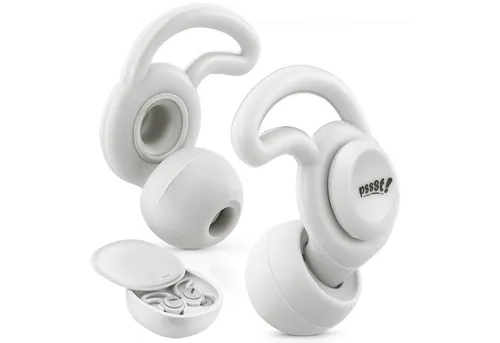 Pssst! Gehörschutzstöpsel Silikon Ohrstöpsel zum schlafen, Weicher & Bequemer Gehörschutz, mehr Fokus, besser schlafen mit einer Geräuschreduzierung bis 40db