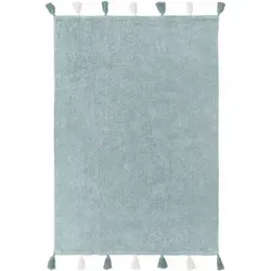 Lytte Kinderteppich Mintgrün, Waschbar 80x120 cm - Teppiche & Böden, waschbar bei 30 Grad, ideal für Kinderzimmer mit gemütlicher Wohlfühlzone und außergewöhnlich weicher Haptik.