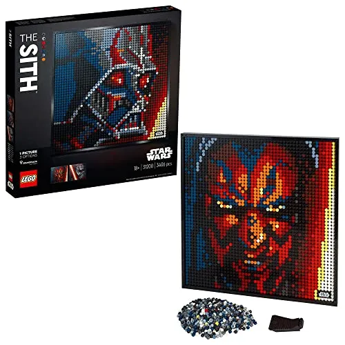 LEGO Art Star Wars Darth Vader Sith 31200 Block Mosaik Set Neu aus Japan