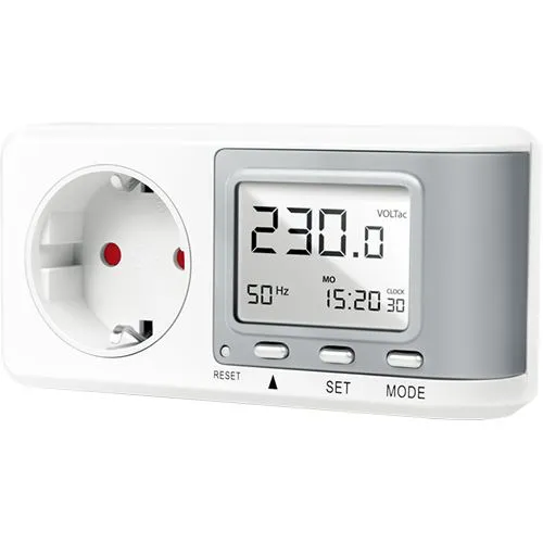 LogiLink Energiekosten-Messgerät mit CO2-Emissionsberechnung - Steckdosen & Zubehör - Überwachen Sie Energiekosten und CO2-Emissionen, um umweltbewusster zu leben und Kosten zu sparen.