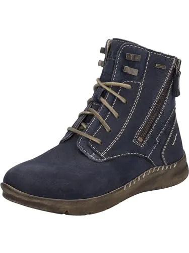 Josef Seibel Damen Schnürstiefeletten Conny 55 - Wanderschuhe, wasserdicht und mit Wechselfußbett für optimalen Komfort, ideal für Übergangszeiten.