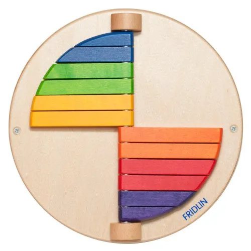 FRIDLIN® Wandklappspiel für Kinder ab 1,5 Jahren, Holzspielzeug, Lernspielzeug, Montessori, Förderspielzeug