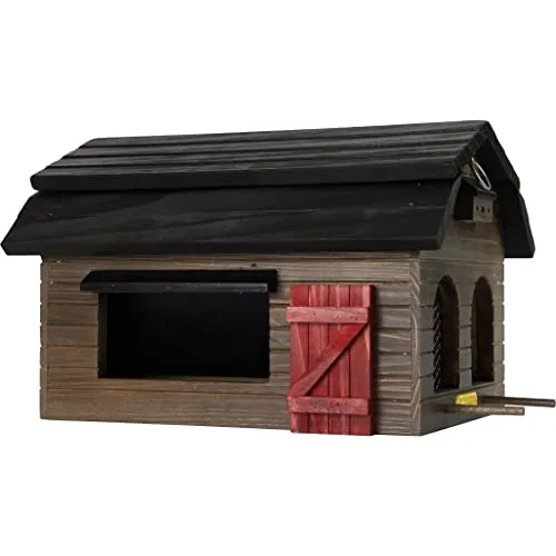 Wildlife Garden Vogelhaus Futterhaus Futterscheune Braun - Tierhäuser und Futterstellen für Vögel, stilvolles Design und hochwertige Verarbeitung für ein einladendes Gartenambiente.