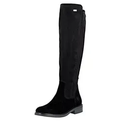 Remonte Damen Schaftstiefel in Schwarz, Größe 36 - Vielseitige Schaftstiefel mit praktischem Teil-Reißverschluss, optimaler Passform und rutschhemmender Laufsohle. Ideal für Alltag und besondere Anlässe, bieten sie Komfort und Stil bei jedem Wetter.