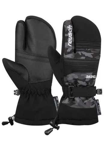 reusch Kondor R-Tex XT Lobster Kinder Skihandschuhe - Optimaler Schutz für kleine Abenteurer - Wintersport-Bekleidung mit wasserdichter und atmungsaktiver Membran, innovativem Lobster-Design für bessere Wärmeisolierung und strapazierfähigem Material.