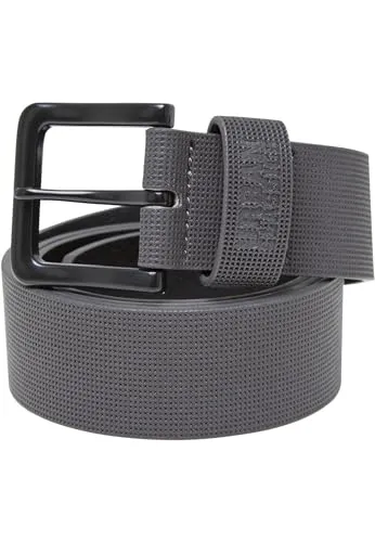 Urban Classics Unisex Gürtel Fake Leather Belt, Unisex Gürtel mit Dornschließe, aus Polyester, perfektes Accessoire, Größen S-XL