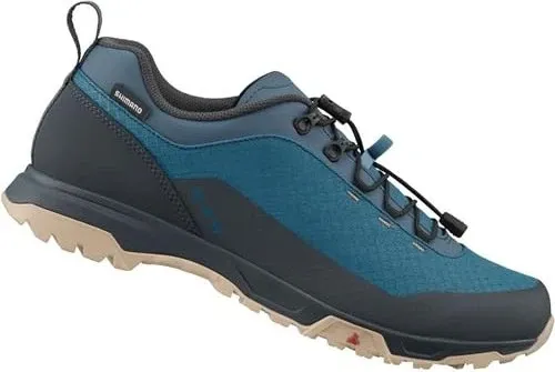 Shimano ET501 blue (B01) 41 - Sportlicher Radschuh - Fahrradschuhe mit optimalem Komfort und 360° Traction-Sohle für beste Griffigkeit. Ideal für Mountainbiker und Rennradfahrer, leicht und atmungsaktiv für jede Radtour.