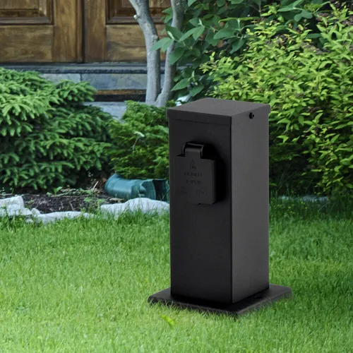 Steckdosensäule Außen 2 Fach