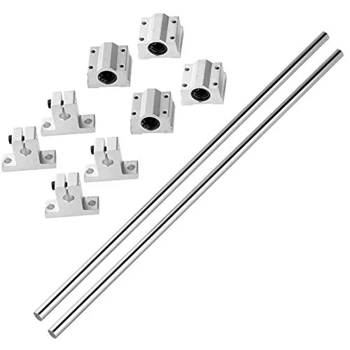 Produktbild S SIENOC 100mm Linearwelle Ø8mm mit V-Halterung und Kugellager Set