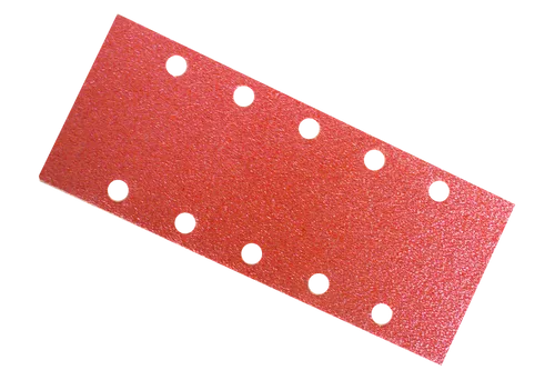 10x Schleifpapier für Schwingschleifer 115x280mm 10-Löcher Körnung 100