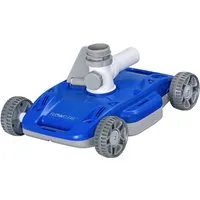 DELUKE Poolroboter MEGATRO Pumpenbetrieben Autonom Kunststoff Grau 22x32x44,6cm Poolsäuberung Intelligent