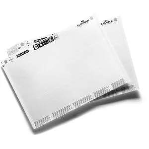 Durable Einsteckschilder 809902 Label Refill, für Beschriftungsfenster, 200 x 40mm, 60 Stück
