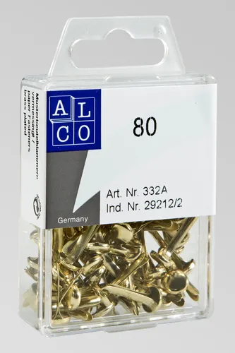 Musterbeutelklammern Groee 3 verm.