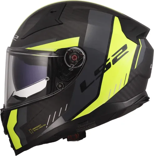 LS2 Motorradhelm FF811 Vector II Carbon Grid