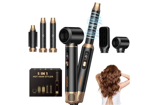 UKLISS Multihaarstyler 5-in-1 mit LCD-Display und Coanda-Technologie