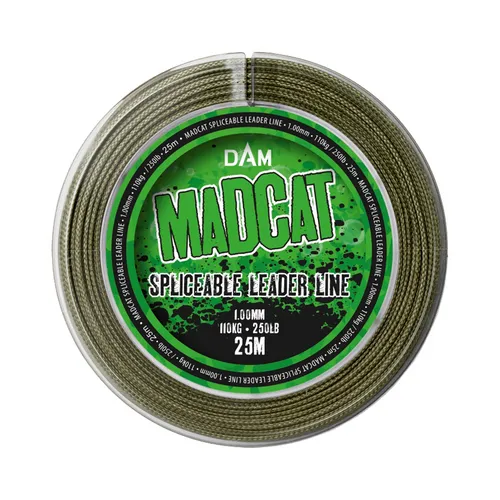  Madcat Spliceable Leader 1,0mm 110kg 25m Spleißbares Waller Vorfach 0,54€/m