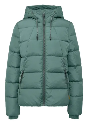 Q/S by s.Oliver Damen 2150002 Jacke, 6575, L - Funktionsjacke mit Stehkragen und fixierter Kapuze, ideal für aktive Outdoor-Aktivitäten und stylische Freizeitlooks.