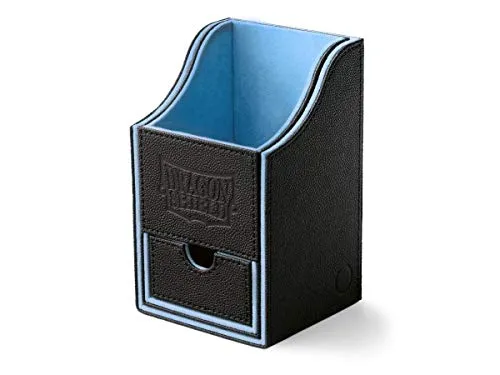 Nest+ 100 - Black/Blue (2021) | Dragon Shield Deck Box - Spiele-Zubehör, hochwertige Deck Box für Sammelkarten mit zusätzlichem Schutz und stilvollem Design, ideal für Turniere und Sammler.