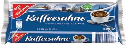 Kaffeesahne 10% 20x10g