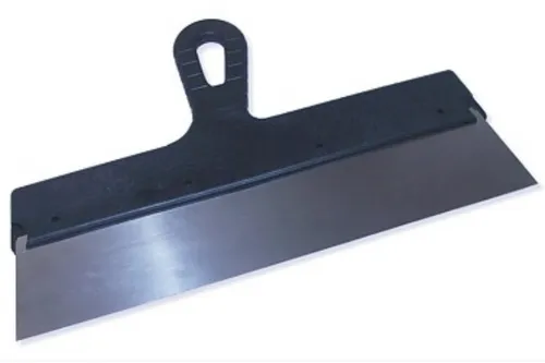 Malerspachtel 450mm rostfreier Stahl Kunststoffgriff Trockenbau Flächenspachtel