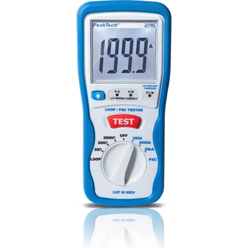 PeakTech 2715 Digitaler PSC Schleifentester