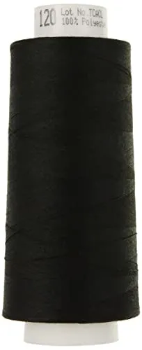 Amann Trojalock Overlockgarn 4X 2500 m (schwarz)