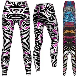 German Wear Leggings GYM-8003 Leggings Sehr dehnbar Fitness Sport Yoga Gymnastik Training Freizeit bunt|rosa|schwarz 36/S
