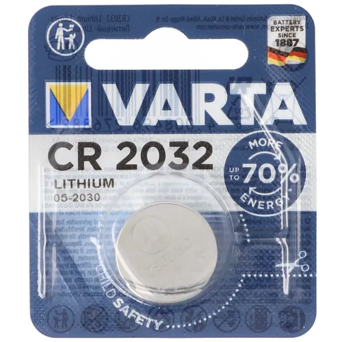 CR 2032P-H Lithium-Knopfzelle 220 mAh - Hochwertige Lithium-Knopfzelle für Printmontage mit 3 Volt und 220 mAh Kapazität. Ideal für langlebige Anwendungen dank hoher Lagerfähigkeit und stabiler Spannung. Perfekt für den Einsatz in verschiedenen Geräten.