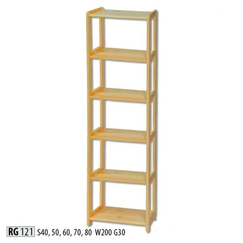 Vollholz Bücherregal