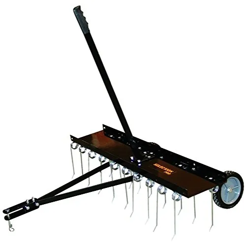 Les Outils Entmooser für Rasentraktor, 100 cm Arbeitsbreite, 16 kg Gewicht, Stahl Federzinken, Neuware in Originalverpackung