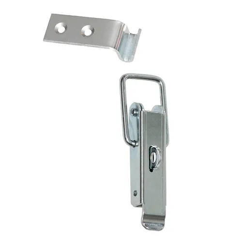 Spannverschluß 75x27x3 Kistenverschluß Verschluß Schlossöse Haken Eckbefestigung