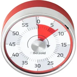 Betzold Automatik-Timer mit Magnet, Farbe: rot - Rot