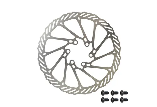 FORCE Scheibenbremse Scheibenbremsscheibe FORCE-2 160 mm, 6-Loch, silber