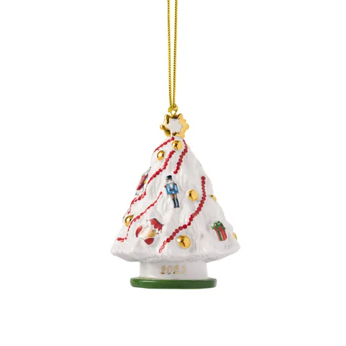 Villeroy & Boch Christmas Classics Ornament 10 cm - Christbaum- & Feiertagsschmuck aus hochwertigem Porzellan, wunderschönes, buntes Design für festliche Stimmung und liebevolle Dekoration.