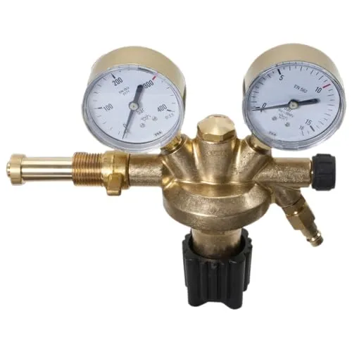 Dönges Druckminderer 200/300 bar mit Stecknippel - Druckregler für Hochdruckreiniger, sorgt für präzise Druckkontrolle und sicheres Arbeiten bei Hochdruckanwendungen.