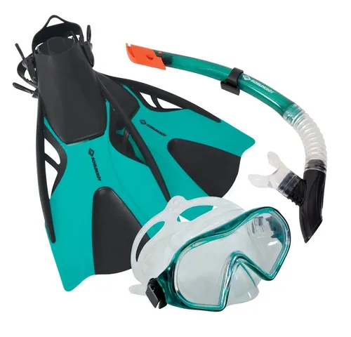 Schildkröt-Funsports Schnorchel Set Cayman türkis
