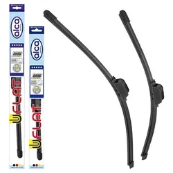 alca® Scheibenwischer ideal für MAZDA 5 (03.2005 - 12.2010) U-FLAT Flachbalkenwischer