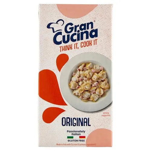 Gran Cucina Crema per Cucinare,Creme auf Pflanzlicher Basis,Sauce zum Kochen Ohne Palmöl,Glutenfrei 500g + Italian Gourmet Polpa di Pomodoro 400g Dose