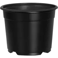 vidaXL Blumentopf 50 Stk Schwarz Ø 15 x 12,5 cm Kunststoff 42029490