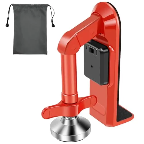 Türstopper Alarm Legierung 120x88mm Tragbare Türverriegelung mit Doppelter Alarmschutz Alarmton bis zu 80db Einbruchschutz Türstopper für Zuhause Hotel Reisen