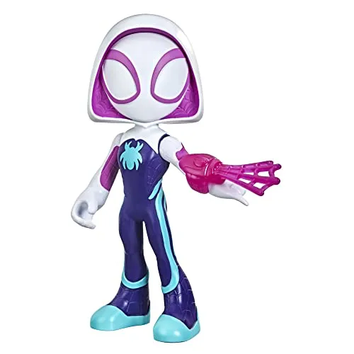 Hasbro Spidey and His Amazing Friends Ghost-Spider Action-Figur - Spielzeugfigur, supergrosse Ghost-Spider Action-Figur für aufregende Abenteuer und kreatives Spiel!