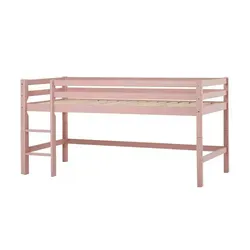 Hoppekids Hochbett  Eco Dream , rosa/pink , Maße (cm): B: 101 H: 105